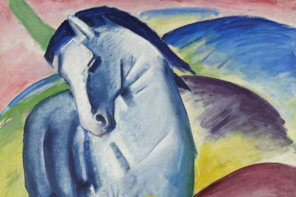 blaues pferd von franz marc
